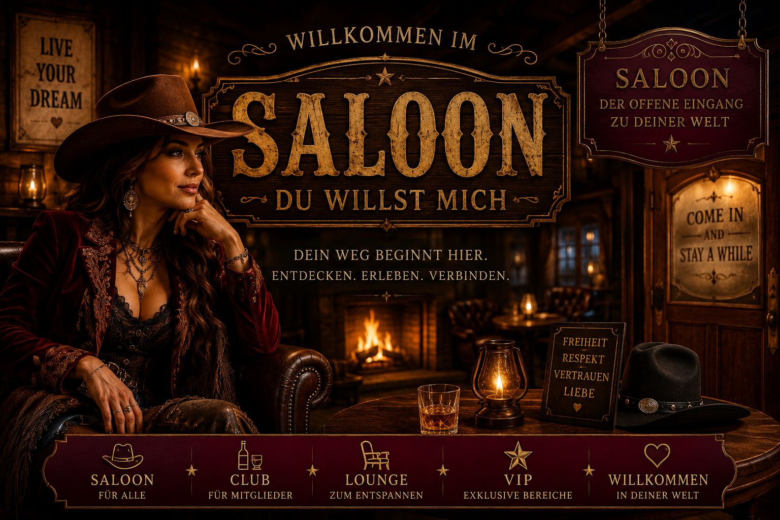 Willkommen im Saloon – Du willst mich